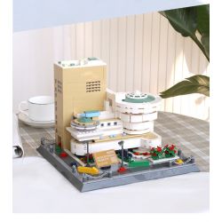 WANGE 5242 non  BẢO TÀNG SOLOMON GUGGENHEIM NEW YORK bộ đồ chơi xếp lắp ráp ghép mô hình Star Wars SOLOMON GUGGENHEIM MUSEUM Chiến Tranh Giữa Các Vì Sao 902 khối