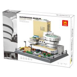 WANGE 5242 non  BẢO TÀNG SOLOMON GUGGENHEIM NEW YORK bộ đồ chơi xếp lắp ráp ghép mô hình Star Wars SOLOMON GUGGENHEIM MUSEUM Chiến Tranh Giữa Các Vì Sao 902 khối