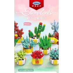 XINGBAO XB-26113 26113 XB26113 non  BOUTIQUE CHẬU CÂY TRANG TRÍ MỌNG NƯỚC 12 LOẠI bộ đồ chơi xếp lắp ráp ghép mô hình Creator Sáng Tạo 1213 khối