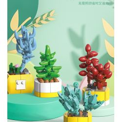 XINGBAO XB-26113 26113 XB26113 non  BOUTIQUE CHẬU CÂY TRANG TRÍ MỌNG NƯỚC 12 LOẠI bộ đồ chơi xếp lắp ráp ghép mô hình Creator Sáng Tạo 1213 khối