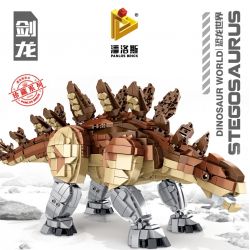 PanlosBrick 611007 Panlos Brick 611007 non  JIANLONG. bộ đồ chơi xếp lắp ráp ghép mô hình Dino STEGOSAURUS Khủng Long 1847 khối