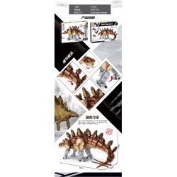 PanlosBrick 611007 Panlos Brick 611007 non  JIANLONG. bộ đồ chơi xếp lắp ráp ghép mô hình Dino STEGOSAURUS Khủng Long 1847 khối