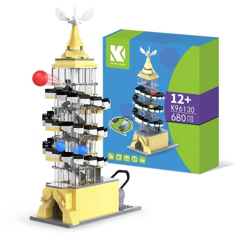 KAIYU K96130 96130 non  CUỘN VUI VẺ QUẢ BÓNG NHỎ bộ đồ chơi xếp lắp ráp ghép mô hình  ROLLING BAR FUN BALL Kỹ Thuật Công Nghệ Cao Mô Hình Phương Tiện 680 khối