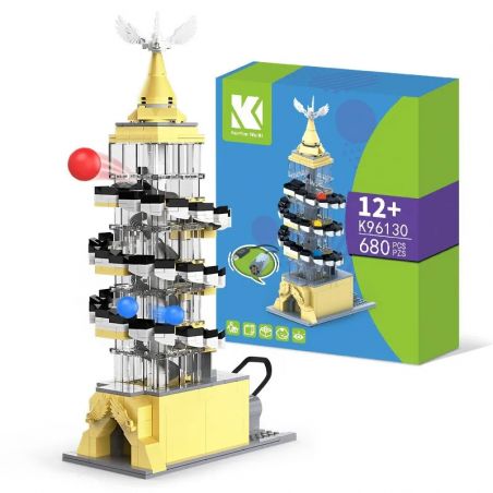 KAIYU K96130 96130 non  CUỘN VUI VẺ QUẢ BÓNG NHỎ bộ đồ chơi xếp lắp ráp ghép mô hình  ROLLING BAR FUN BALL Kỹ Thuật Công Nghệ Cao Mô Hình Phương Tiện 680 khối