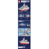 SEMBO 202039 non  956 KẺ HỦY DIỆT TÊN LỬA bộ đồ chơi xếp lắp ráp ghép mô hình Military Army TYPE P.956 DESTROYER Quân Sự Bộ Đội 436 khối