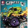 SEMBO 701913C non  XE TẢI QUÁI VẬT RC MA NỬA ĐÊM bộ đồ chơi xếp lắp ráp ghép mô hình CAR.S 539 khối