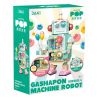 JAKI JK8218 8218 JK8219 8219 non  NGƯỜI MÁY GACHA bộ đồ chơi xếp lắp ráp ghép mô hình CASHAPON MACHINE ROBOT