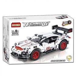 YIMU YM-103 STEEL GENERALS 22003 non  XE LÙI PORSCHE 911 bộ đồ chơi xếp lắp ráp ghép mô hình Mini Racing Pacemaker Đua Xe Mini 449 khối