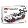 YIMU YM-103 STEEL GENERALS 22003 non  XE LÙI PORSCHE 911 bộ đồ chơi xếp lắp ráp ghép mô hình Mini Racing Pacemaker Đua Xe Mini 449 khối