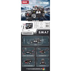 WOMA C0906 0906 non  CẢNH SÁT ĐẶC BIỆT XE NGOÀI ĐƯỜNG bộ đồ chơi xếp lắp ráp ghép mô hình  SWAT Kỹ Thuật Công Nghệ Cao Mô Hình Phương Tiện 787 khối