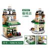 PanlosBrick 657047 Panlos Brick 657047 non  QUÁN CÀ PHÊ bộ đồ chơi xếp lắp ráp ghép mô hình 236 khối