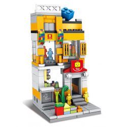 PanlosBrick 657046 Panlos Brick 657046 non  CỬA HÀNG ĐỒ CHƠI bộ đồ chơi xếp lắp ráp ghép mô hình 269 khối