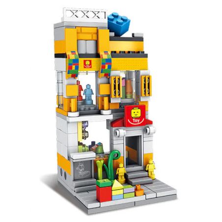 PanlosBrick 657046 Panlos Brick 657046 non  CỬA HÀNG ĐỒ CHƠI bộ đồ chơi xếp lắp ráp ghép mô hình 269 khối