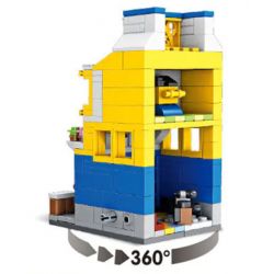 PanlosBrick 657044 Panlos Brick 657044 non  CHỦ ĐỀ KTV. bộ đồ chơi xếp lắp ráp ghép mô hình 232 khối