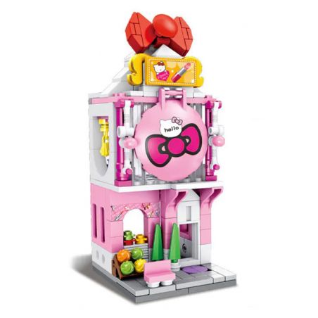 PanlosBrick 657042 Panlos Brick 657042 non  CỬA HÀNG MỸ PHẨM bộ đồ chơi xếp lắp ráp ghép mô hình 229 khối