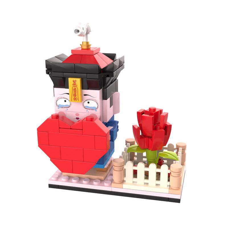 JAKI JK6365 6365 non  BÊN NHAU MÃI MÃI bộ đồ chơi xếp lắp ráp ghép mô hình 172 khối