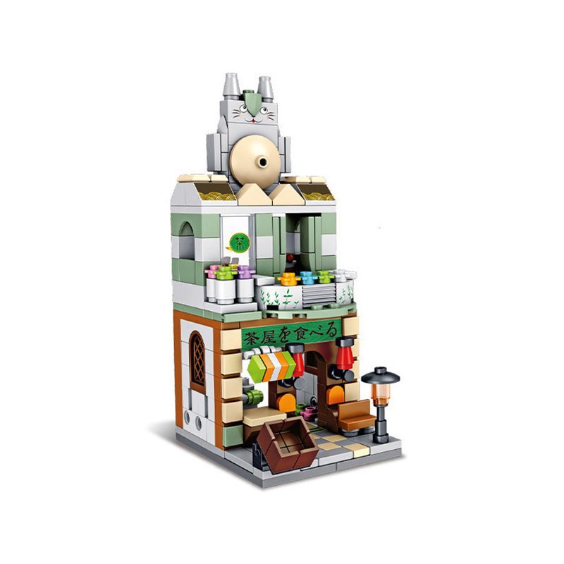 PanlosBrick 657040 Panlos Brick 657040 non  QUÁN TRÀ bộ đồ chơi xếp lắp ráp ghép mô hình 271 khối