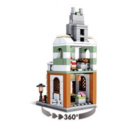 PanlosBrick 657040 Panlos Brick 657040 non  QUÁN TRÀ bộ đồ chơi xếp lắp ráp ghép mô hình 271 khối