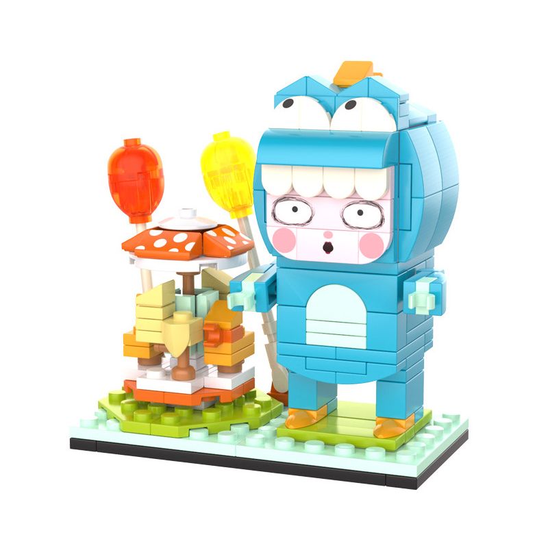 JAKI JK6363 6363 non  KHÔNG PHẢI LÚC NÀO CŨNG VẬY bộ đồ chơi xếp lắp ráp ghép mô hình 203 khối