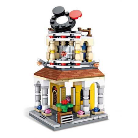 PanlosBrick 657039 Panlos Brick 657039 non  CỬA HÀNG TRANG SỨC bộ đồ chơi xếp lắp ráp ghép mô hình 265 khối