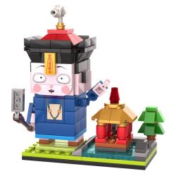 JAKI JK6361 6361 non  KÝ ỨC GẬT ĐẦU bộ đồ chơi xếp lắp ráp ghép mô hình 185 khối