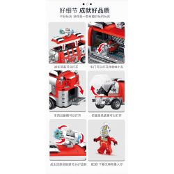 PanlosBrick 690020 Panlos Brick 690020 non  XE DI ĐỘNG bộ đồ chơi xếp lắp ráp ghép mô hình Ultraman ULTRAMAN MOBILE CHARIOT Vệ Binh Vũ Trụ Siêu Nhân Điện Quang 722 khối