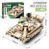 SEMBO 203111 non  XE TĂNG HẠNG NHẸ KIỂU 15 bộ đồ chơi xếp lắp ráp ghép mô hình Military Army TYPE 15 LIGHT TANK Quân Sự Bộ Đội 323 khối