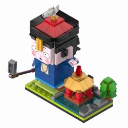 JAKI JK6361 6361 non  KÝ ỨC GẬT ĐẦU bộ đồ chơi xếp lắp ráp ghép mô hình 185 khối