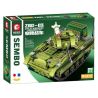 SEMBO 203112 non  XE CHIẾN ĐẤU ĐỔ BỘ ĐƯỜNG KHÔNG ZBD-03 bộ đồ chơi xếp lắp ráp ghép mô hình Military Army ZBD-03 AIRBORNE ARMORED IFV Quân Sự Bộ Đội 324 khối