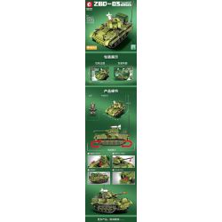 SEMBO 203112 non  XE CHIẾN ĐẤU ĐỔ BỘ ĐƯỜNG KHÔNG ZBD-03 bộ đồ chơi xếp lắp ráp ghép mô hình Military Army ZBD-03 AIRBORNE ARMORED IFV Quân Sự Bộ Đội 324 khối