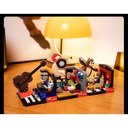 PANTASY 11006 non  NHÀ HÀNG ???M CÚNG bộ đồ chơi xếp lắp ráp ghép mô hình