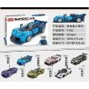 STEEL GENERALS Y102 non  SIÊU XE BUGATTI bộ đồ chơi xếp lắp ráp ghép mô hình 325 khối