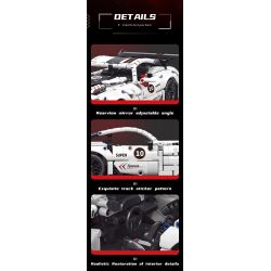 MOYU BLOCK MY88317 88317 non  XE THỂ THAO NÉ TRÁNH VIPER tỷ lệ 1:14 bộ đồ chơi xếp lắp ráp ghép mô hình 1060 khối