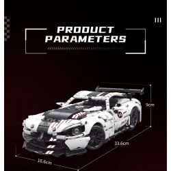 MOYU BLOCK MY88317 88317 non  XE THỂ THAO NÉ TRÁNH VIPER tỷ lệ 1:14 bộ đồ chơi xếp lắp ráp ghép mô hình 1060 khối