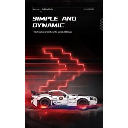 MOYU BLOCK MY88317 88317 non  XE THỂ THAO NÉ TRÁNH VIPER tỷ lệ 1:14 bộ đồ chơi xếp lắp ráp ghép mô hình 1060 khối