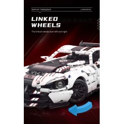 MOYU BLOCK MY88317 88317 non  XE THỂ THAO NÉ TRÁNH VIPER tỷ lệ 1:14 bộ đồ chơi xếp lắp ráp ghép mô hình 1060 khối