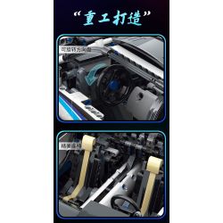 KAIYU K86112 86112 non  BMW I8S 1:10. tỷ lệ 1:10 bộ đồ chơi xếp lắp ráp ghép mô hình  Kỹ Thuật Công Nghệ Cao Mô Hình Phương Tiện 2110 khối