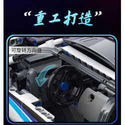KAIYU K86112 86112 non  BMW I8S 1:10. tỷ lệ 1:10 bộ đồ chơi xếp lắp ráp ghép mô hình  Kỹ Thuật Công Nghệ Cao Mô Hình Phương Tiện 2110 khối
