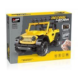Decool 3901A 3901B Jisi 3901A 3901B non  CHIẾN TRANH THẦN ĐIỀU KHIỂN TỪ XA OFF-ROAD XE XUYÊN QUỐC GIA MÁT MẺ bộ đồ chơi xếp lắp ráp ghép mô hình 714 khối