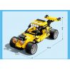 GUDI 50101 non  XE JEEP OFF-ROAD RACING BIJI MÁY XÚC bộ đồ chơi xếp lắp ráp ghép mô hình CREATIVE WORKS 351 khối