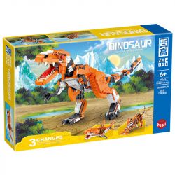 ZHEGAO 01045 non  KHỦNG LONG BA LẦN THAY ĐỔI HÌNH DẠNG bộ đồ chơi xếp lắp ráp ghép mô hình Dino DINOSAUR 1030 khối
