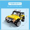 GUDI 50101 non  XE JEEP OFF-ROAD RACING BIJI MÁY XÚC bộ đồ chơi xếp lắp ráp ghép mô hình CREATIVE WORKS 351 khối