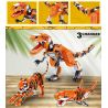 ZHEGAO 01045 non  KHỦNG LONG BA LẦN THAY ĐỔI HÌNH DẠNG bộ đồ chơi xếp lắp ráp ghép mô hình Dino DINOSAUR 1030 khối