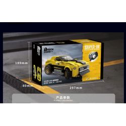 BRICKCOOL KC203 non  PHẢN ÁNH BÙNG NỔ ĐIỆN ĐIÊN CUỒNG tỷ lệ 1:24 bộ đồ chơi xếp lắp ráp ghép mô hình Racers SOUPED-UP ELECTRIC FEVER Đua Tốc Độ 354 khối