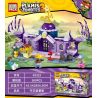 PRCK 69323 non  PHÁO ĐÀI TÍM bộ đồ chơi xếp lắp ráp ghép mô hình Plants Vs Zombies PLAMIS VS ZONBTES 3 Hoa Quả Nổi Giận 380 khối