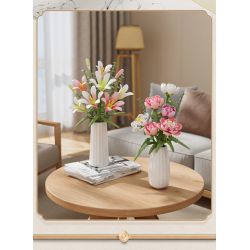 BLOKS 86133 non  HOA HUỆ TÌNH YÊU bộ đồ chơi xếp lắp ráp ghép mô hình 566 khối