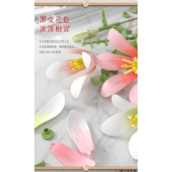 BLOKS 86133 non  HOA HUỆ TÌNH YÊU bộ đồ chơi xếp lắp ráp ghép mô hình 566 khối