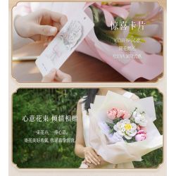 BLOKS 86133 non  HOA HUỆ TÌNH YÊU bộ đồ chơi xếp lắp ráp ghép mô hình 566 khối