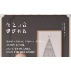 BLOKS 86133 non  HOA HUỆ TÌNH YÊU bộ đồ chơi xếp lắp ráp ghép mô hình 566 khối