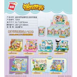 Enlighten 72019 Qman 72019 non  LIFE TIE BOX PLAY BEAUTY BỒN RỬA bộ đồ chơi xếp lắp ráp ghép mô hình Minecraft Game Xây Dựng